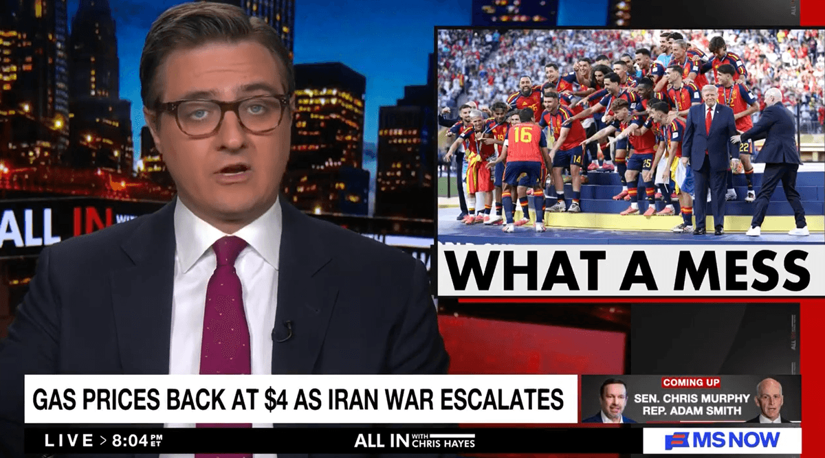 'Asleep at the wheel!' Chris Hayes aghast at Trump's apathy as war casualties pile up