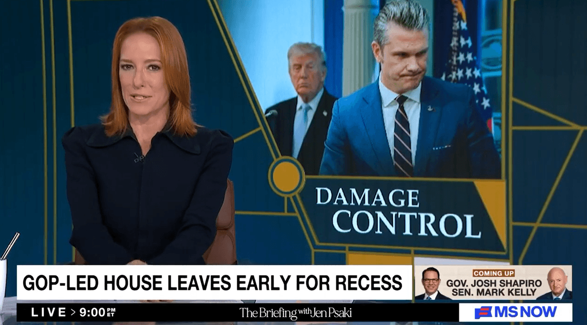 MS NOW's Jen Psaki stupefied by House Republicans' extreme hooky campaign: 'A shame'