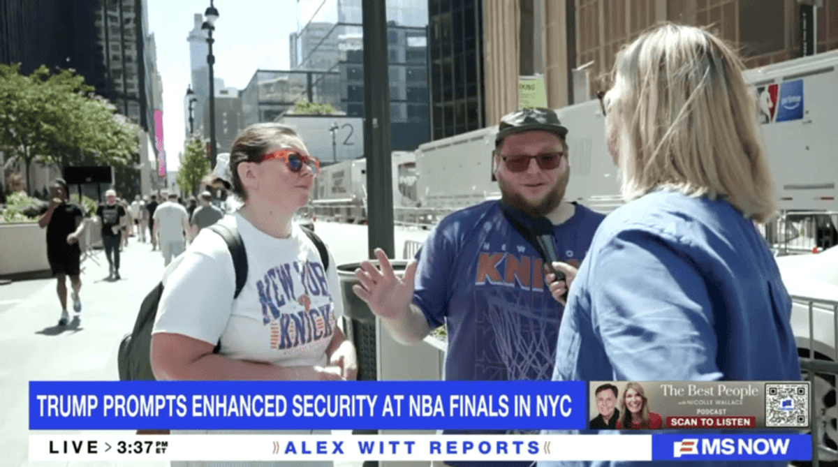New York Knicks fans tell Trump to 'stay home' ahead of NBA Finals appearance: report