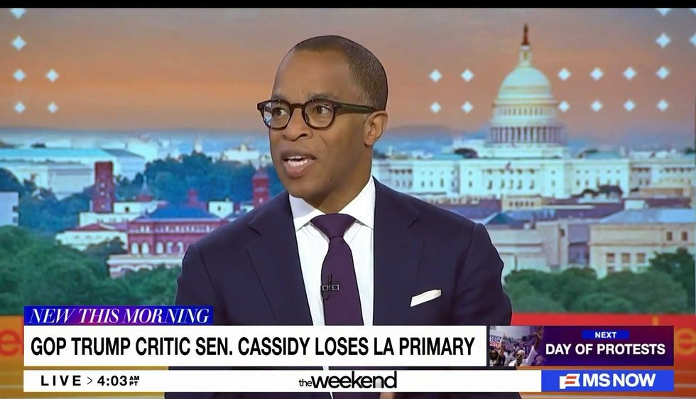 GOP senator 'chewing his fingers down to a nub' as Trump leaves him hanging: MS NOW host