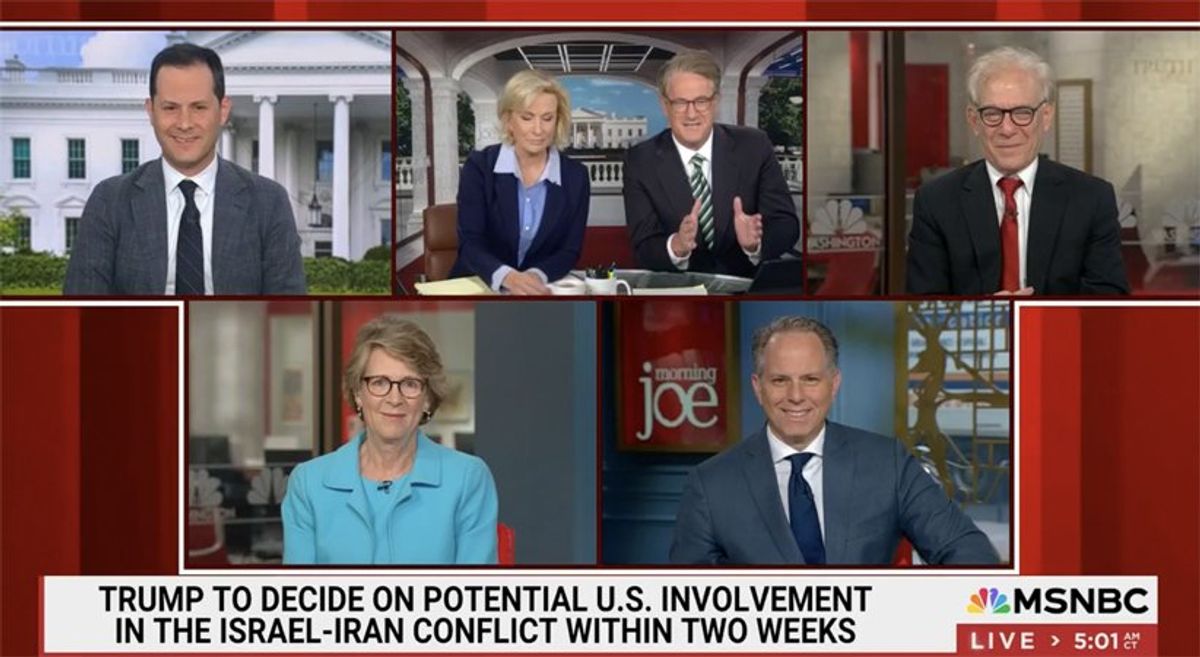'Where've I heard that before?': MSNBC panel laughs at Trump Iran statement