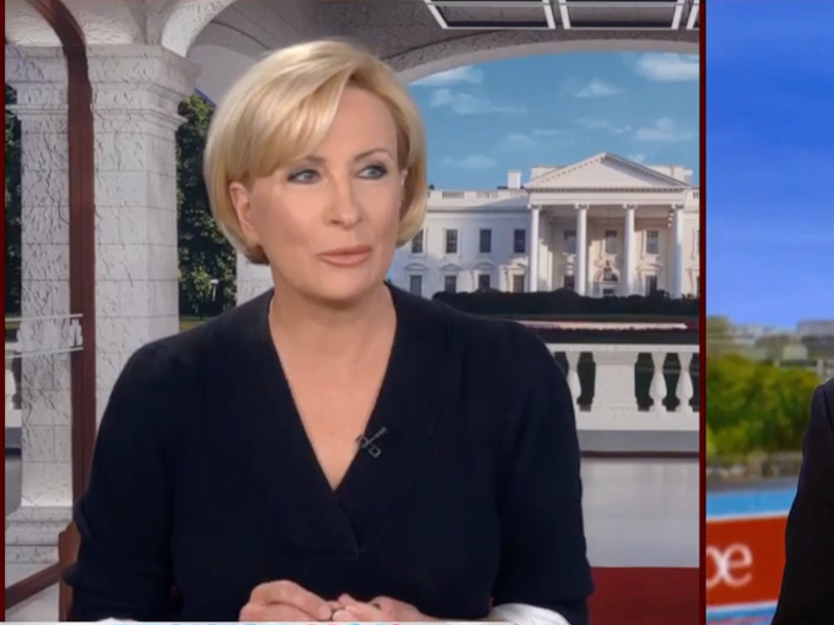 ‘Wow,wow,wow!’ MSNBC Mika’s jaw drops as she runs clips of dueling Trump and Biden events