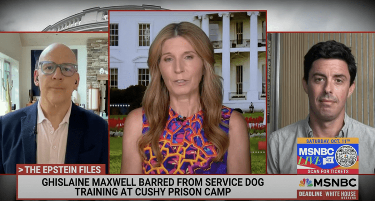 'What are we doing here?': MSNBC host floored by GOP 'sleepwalking' Maxwell scandal