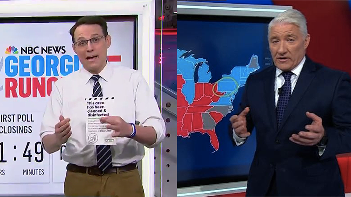 Debate breaks out online over election numbers by John King or Steve Kornacki