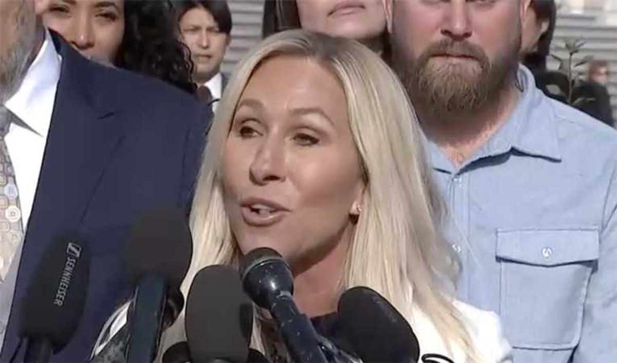 Marjorie Taylor Greene shares MAGA influencer’s furious anti-Trump rant before exit