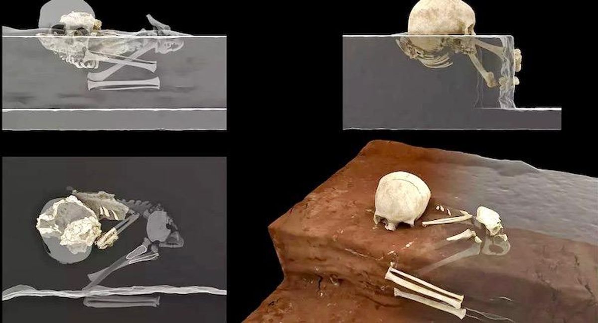 Three-year old Mtoto, Africa's earliest known human burial
