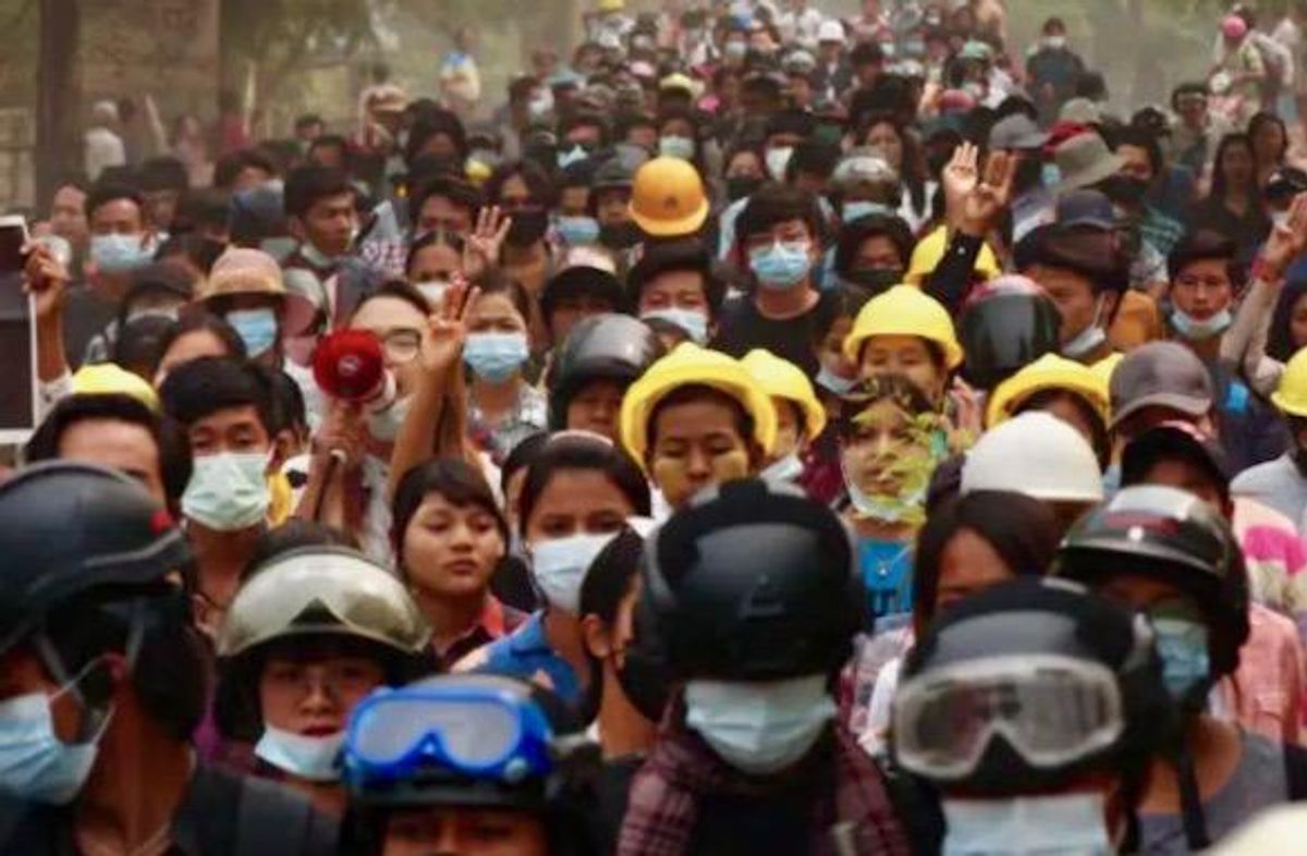 US suspends trade pact with Myanmar after protesters killed