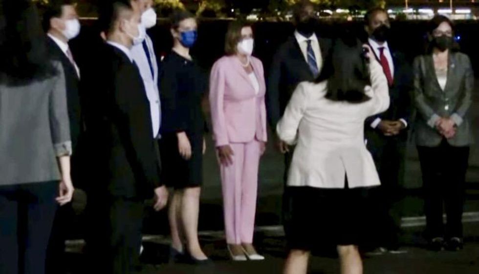 'Playing with fire,' says China after Pelosi lands in Taiwan