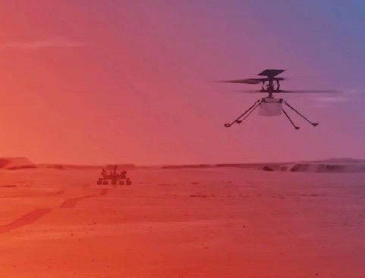 NASA's Ingenuity helicopter dropped on Mars' surface ahead of flight