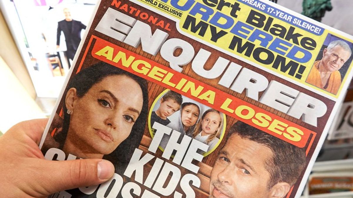 'This is Pulitzer worthy!' Onlookers crack up hearing Trump's praise for National Enquirer
