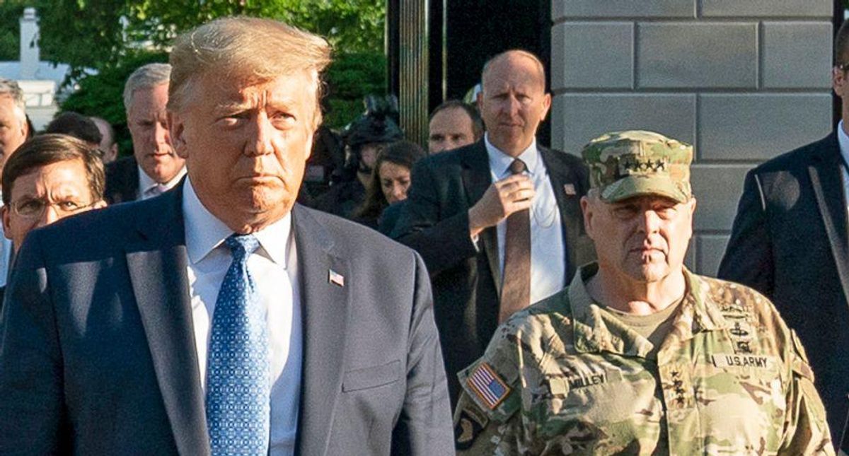 Rogue president vs rogue general: GOP cultists are willing to defend Trump destroying the world