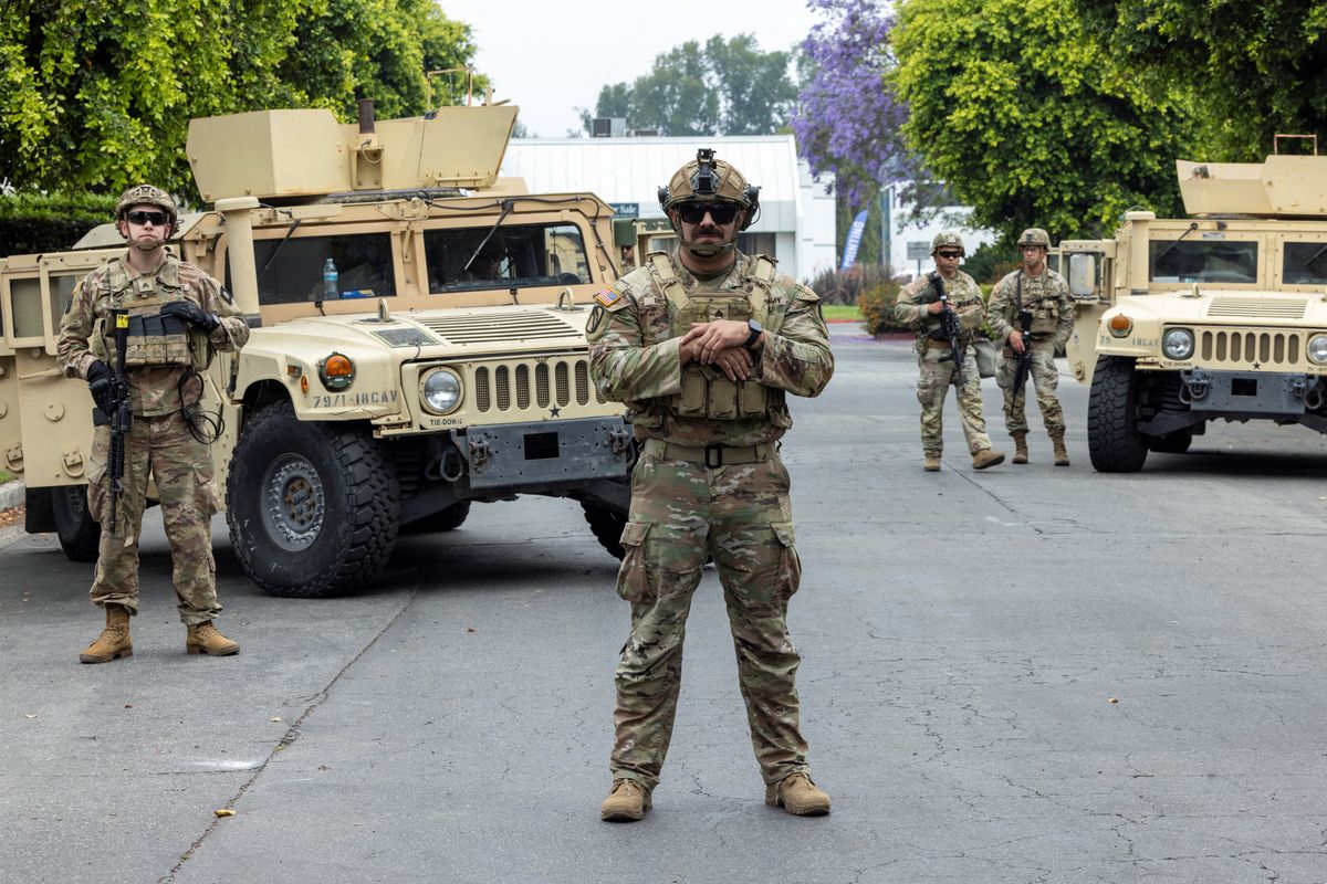 National Guard in LA