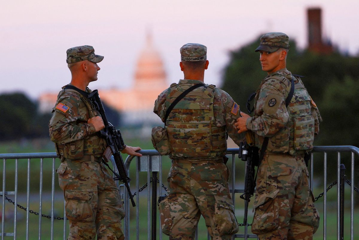 National Guard troops in DC