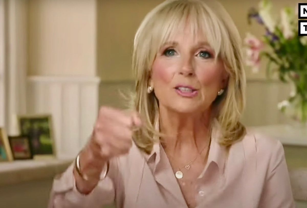 Sweet surprise: Disguised Jill Biden passes out ice cream