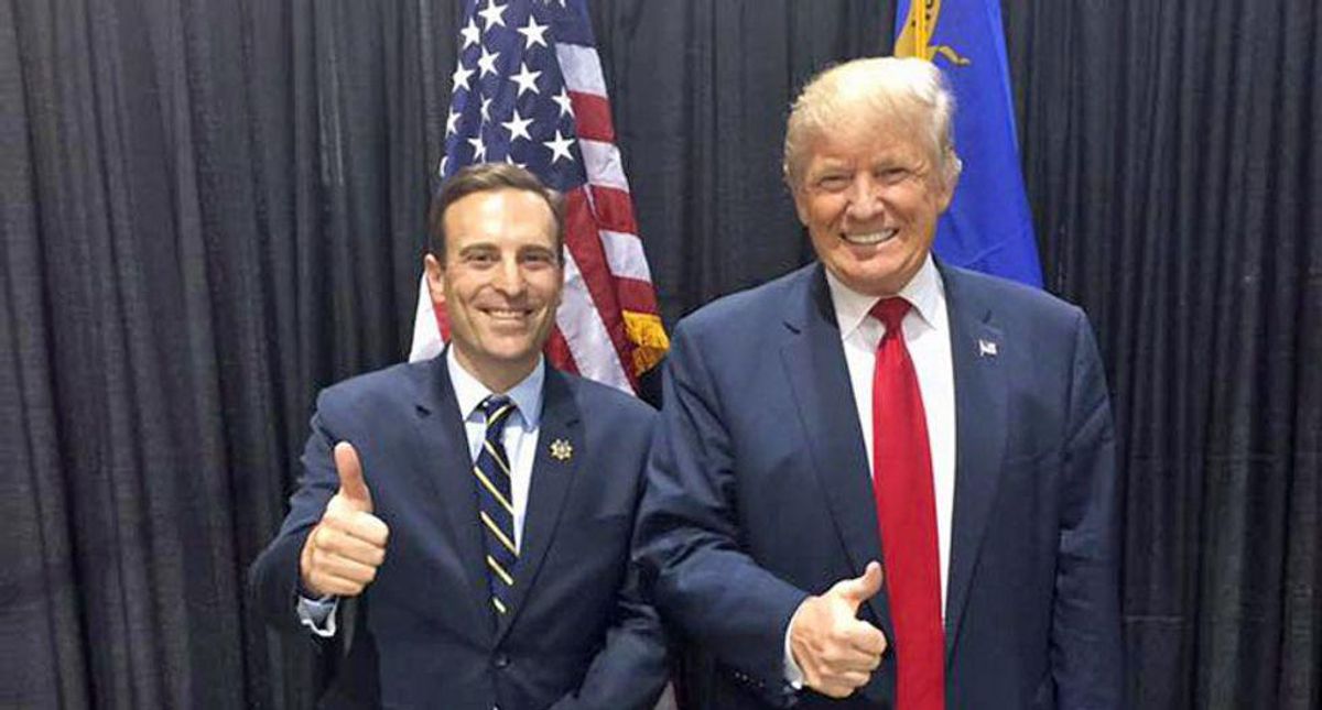 Nevada Dems pounce on news that Trump-backed Senate hopeful testified at trial of Giuliani henchman Lev Parnas