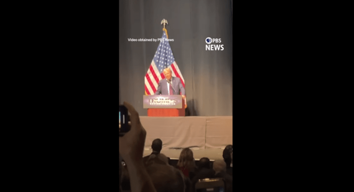 'Close call': Leaked video shows Trump talking about 'amazing' shooting at private event
