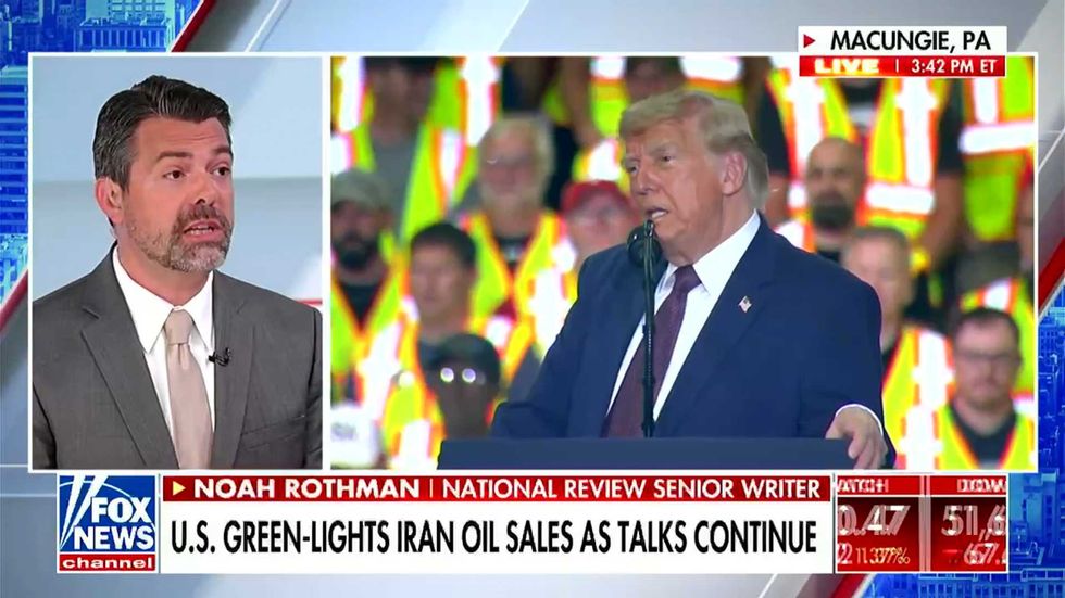 Fox News cuts off Trump's speech to attack Iran deal as he's still speaking