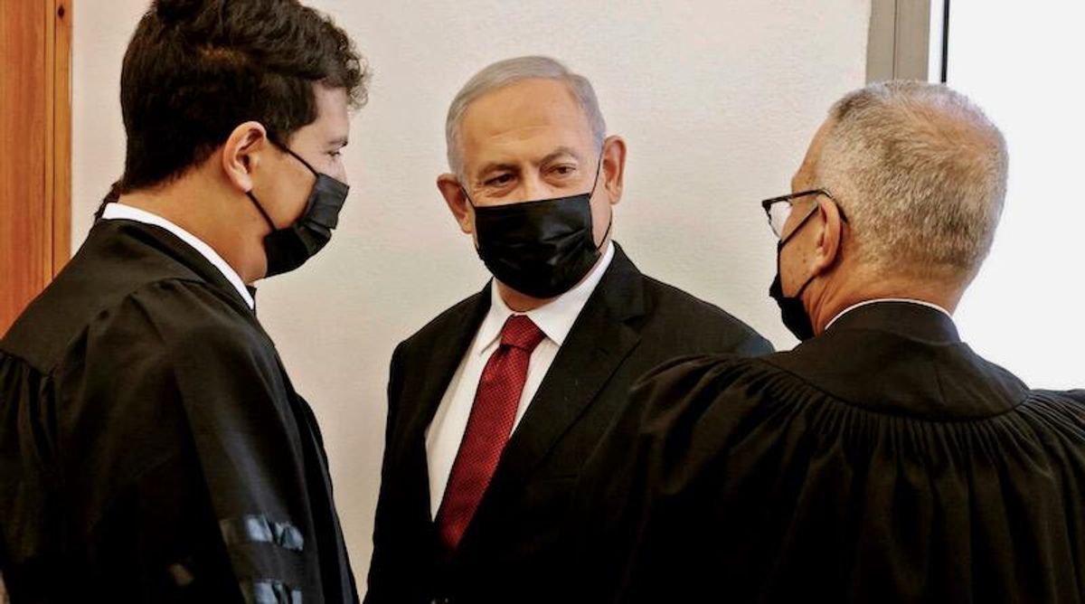 Israel's Netanyahu back in court for graft trial