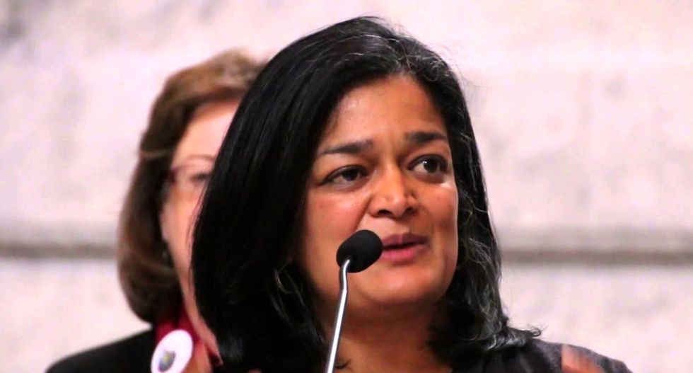 Neighbor will face hate crime charges for 'go back to India' threats against Pramila Jayapal outside her home