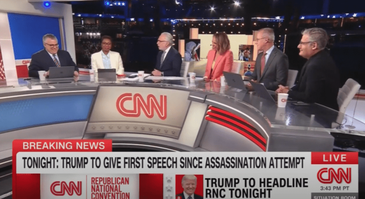 CNN panel chuckles over MAGA delegate wearing ear bandage in interview