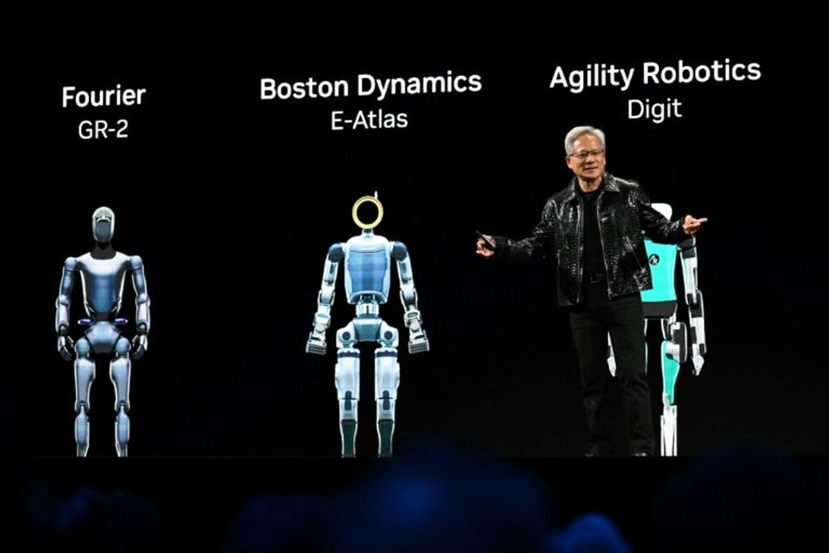 Nvidia showcases new tech at AI 'Super Bowl'