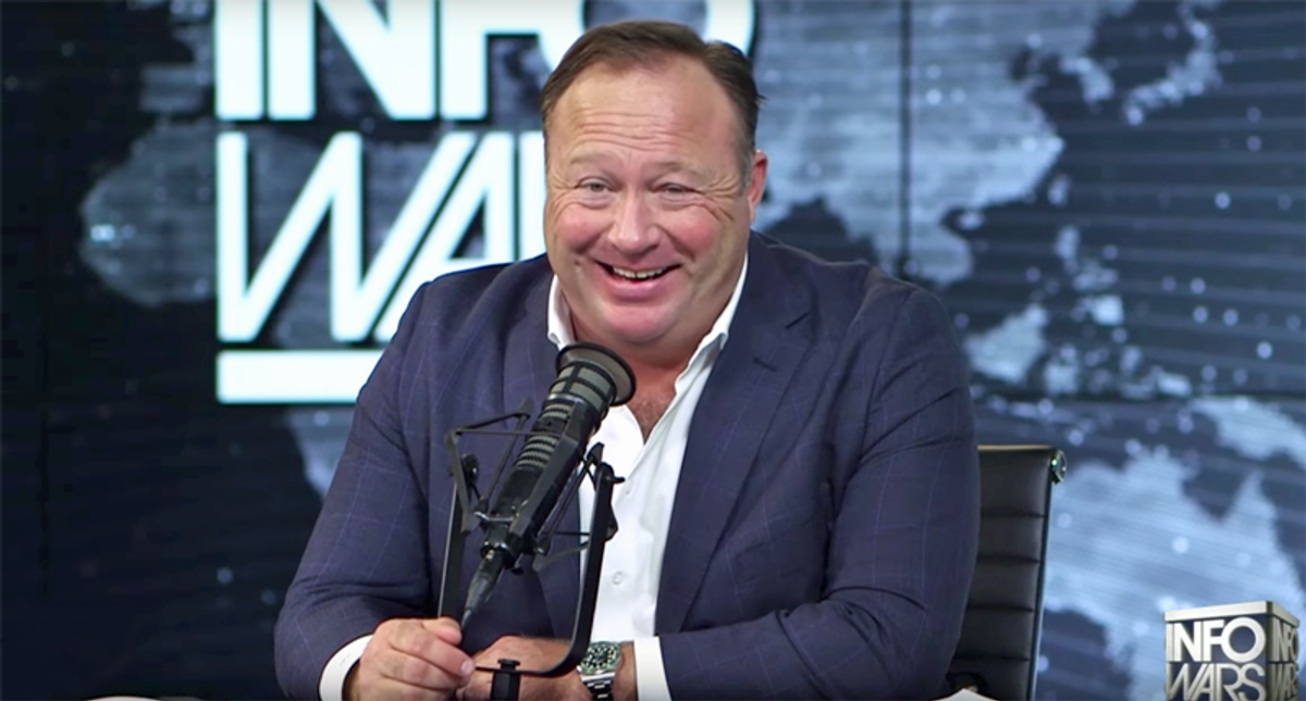 Alex Jones mocks his own fans -- and boasts that he can get them to 'buy anything': Filmmaker