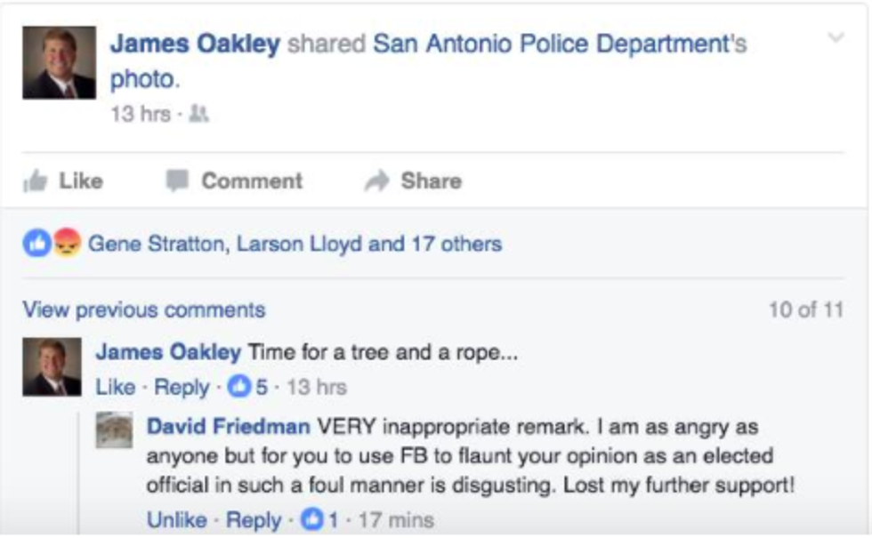 Oakley lynching post
