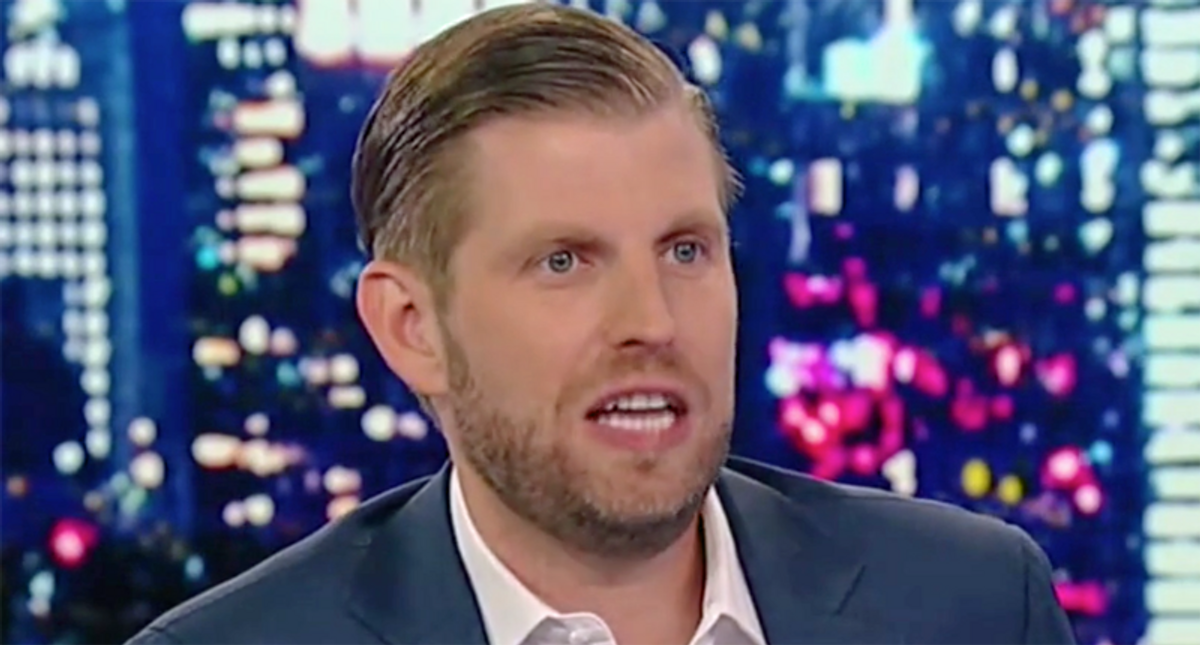 Jimmy Kimmel mocks Eric Trump for going on Fox News: 'The closest he can get to a Zoom with his dad'