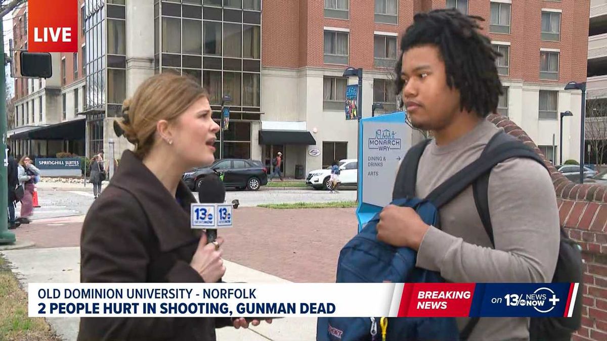 Gunman dead after two injured in Virginia college active shooter situation