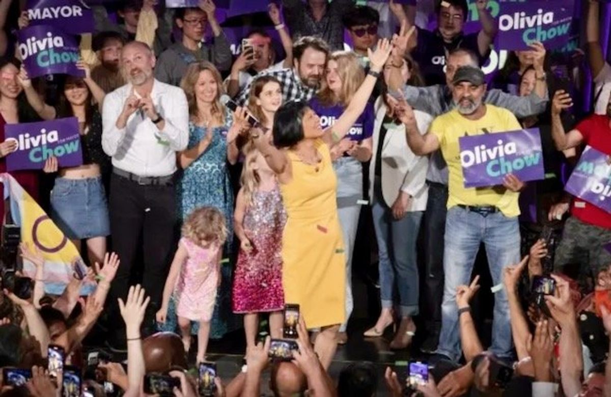 Olivia Chow wins election as Toronto's first Chinese-Canadian mayor