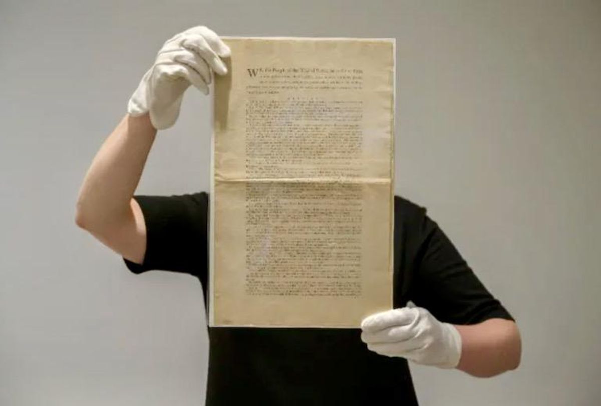 Rare US constitution copy tipped for $20 million sale at auction