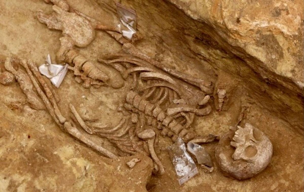 Ancient necropolis unearthed next to busy Paris train station