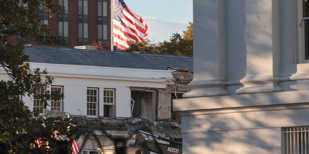 Treasury employees ordered not to share photos of White House demolition
