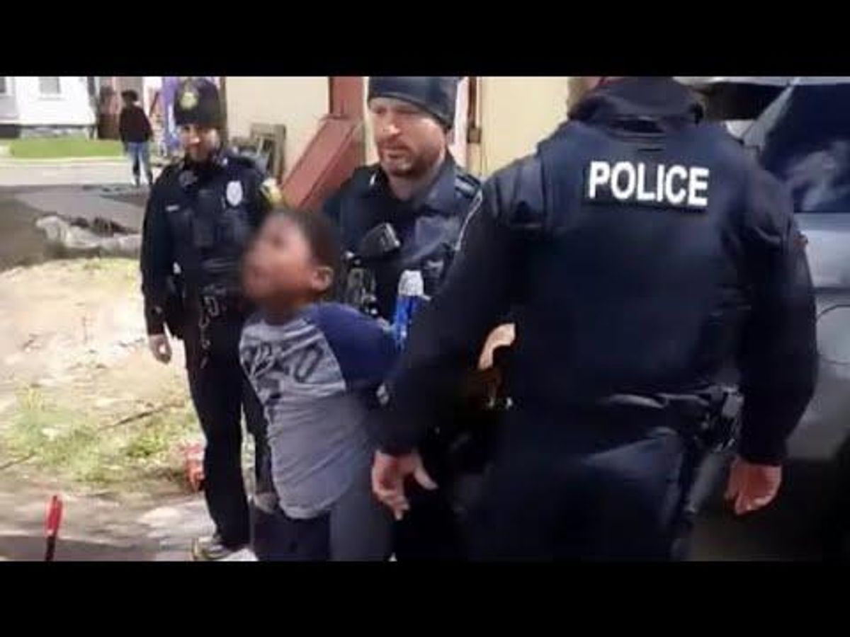 'Absolute disgrace!' Outrage erupts after video shows Syracuse police detaining a sobbing Black child