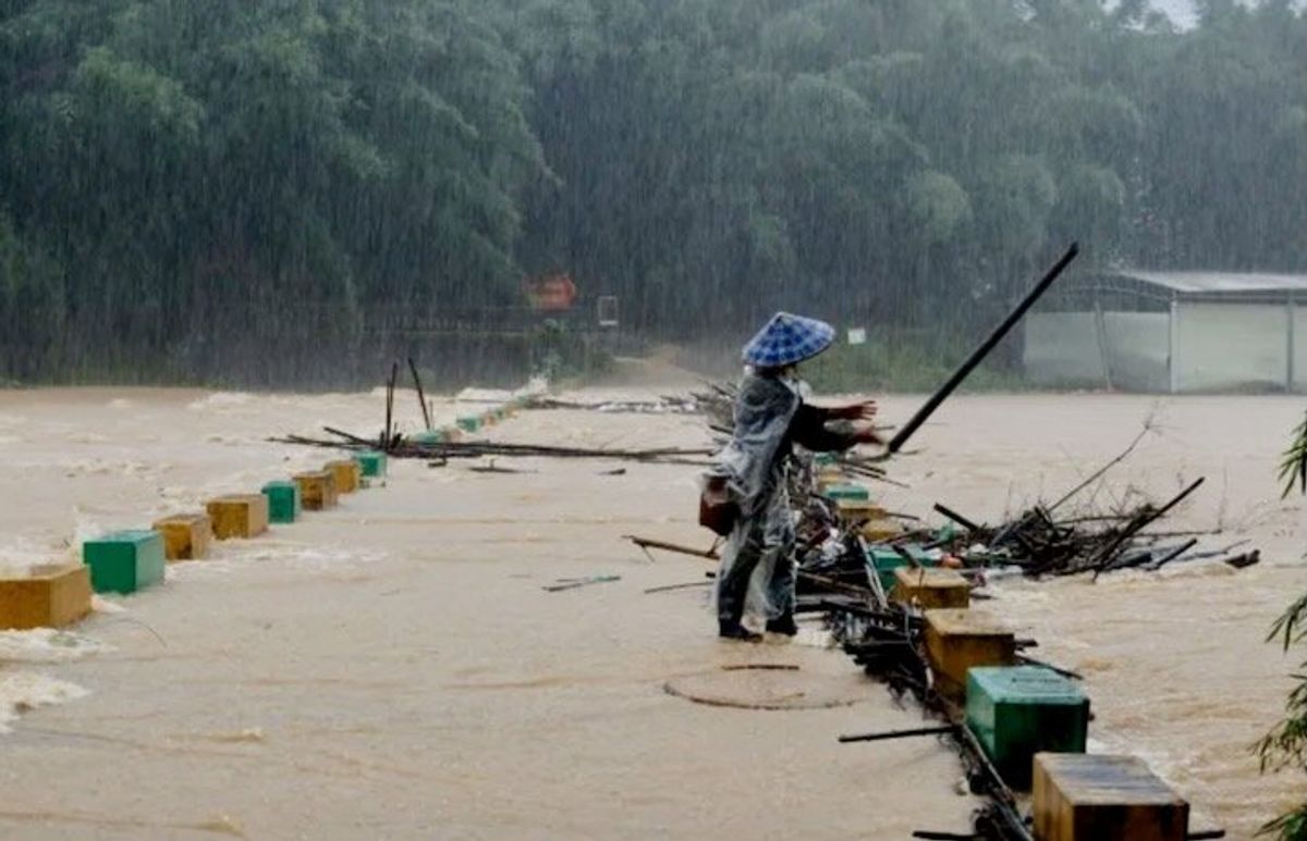 Over a dozen people missing as extreme weather hits China
