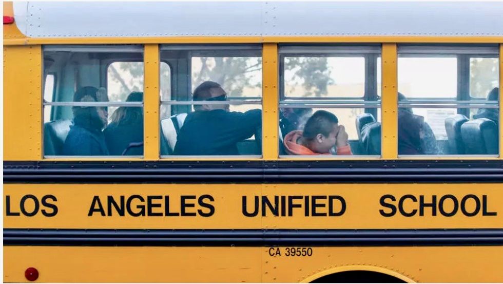 Kids quickly wear down armed school bus hijacker by ‘asking lots of questions’