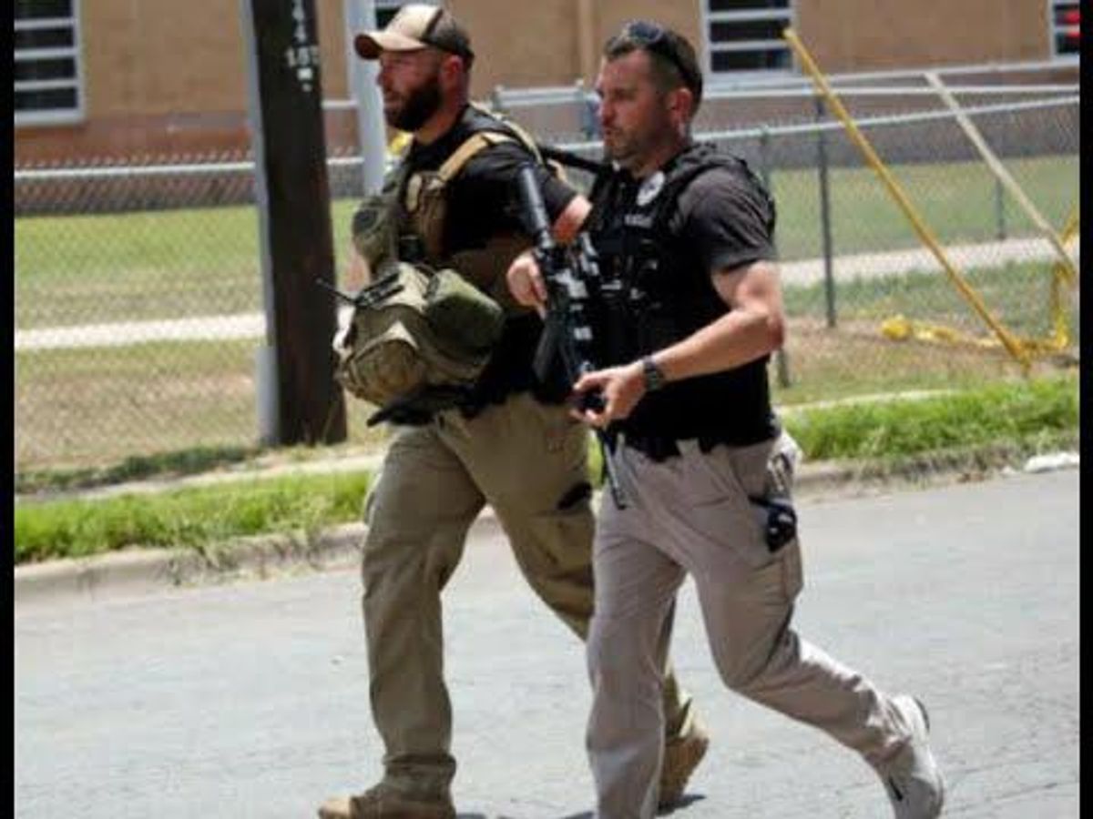 ‘Go in there!’: Parents of Texas school shooting victims question police delays