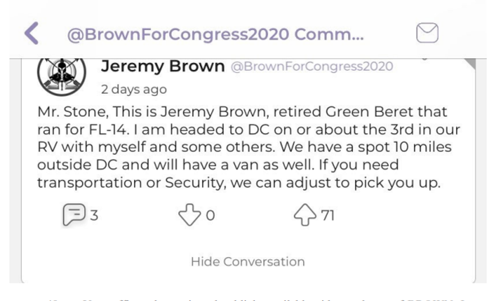 parler message