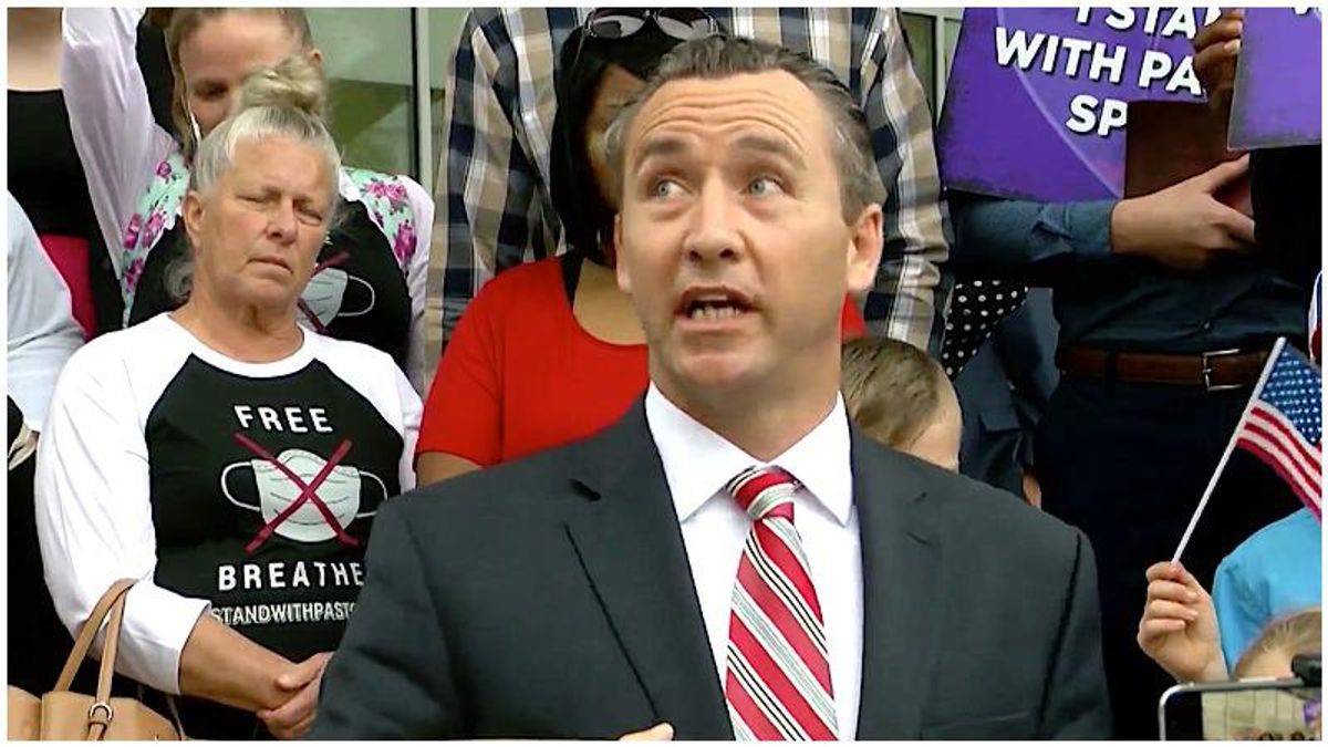 Lockdown-defying pastor rages after judge refuses to dismiss criminal charges: ‘Get ready for the judgment of God!’