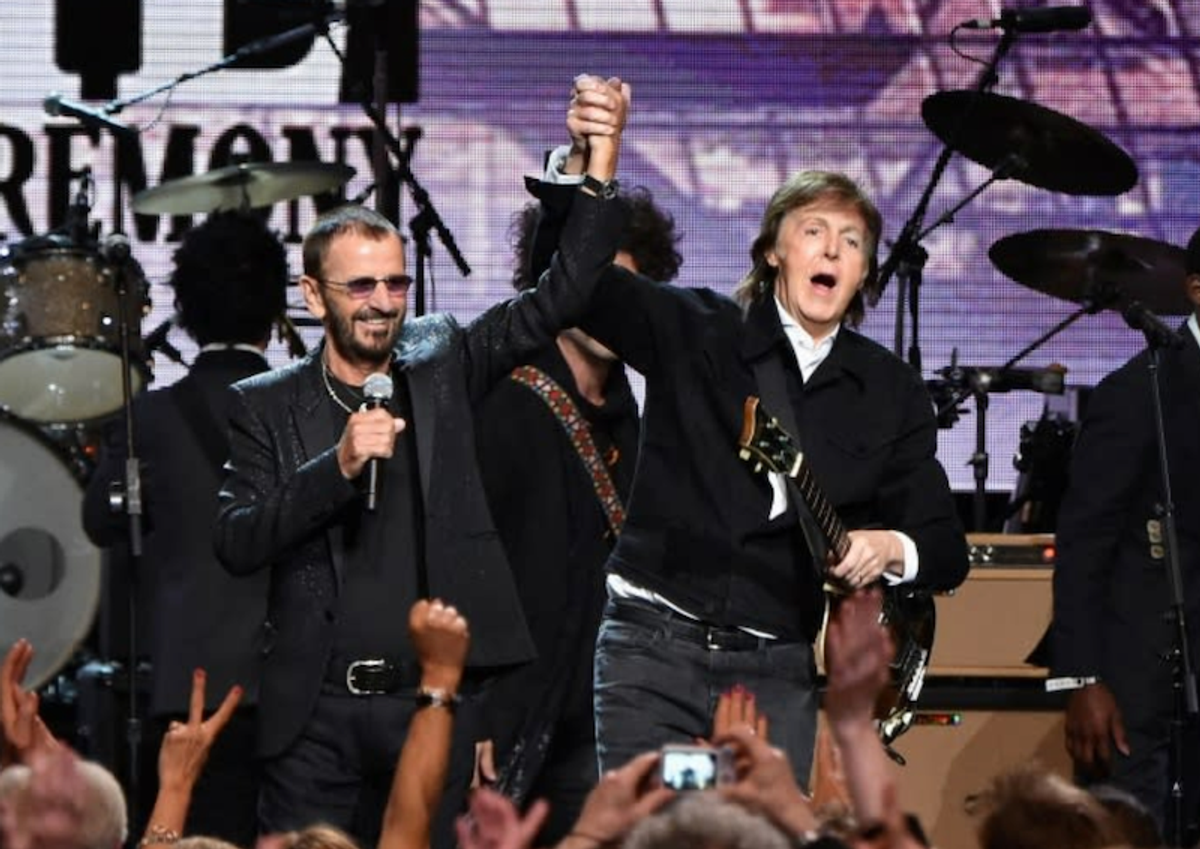 Ringo and McCartney reunite for trip down memory lane