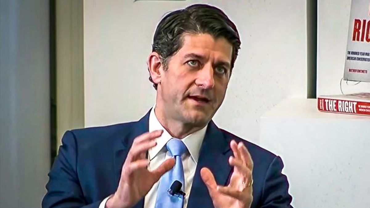 Paul Ryan still fuming because Trump wouldn't cut social safety net: 'It wasn't popular in his mind'