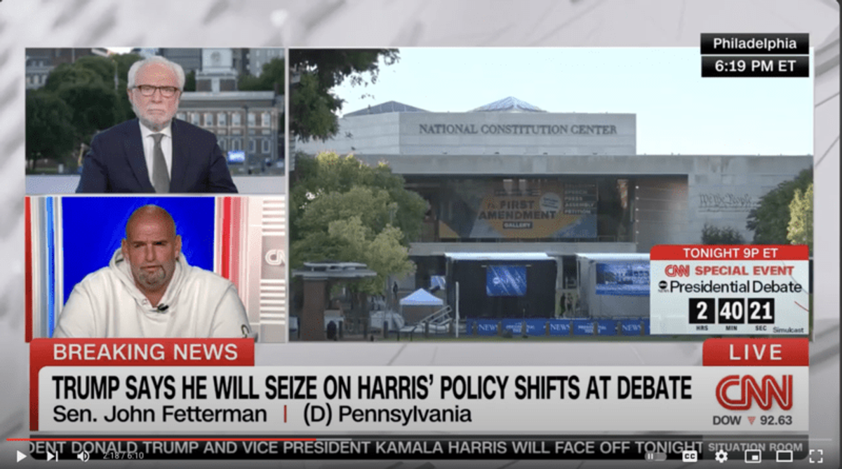 'He doesn't have any values!' Senator urges CNN anchor to hold Trump to Harris' standard