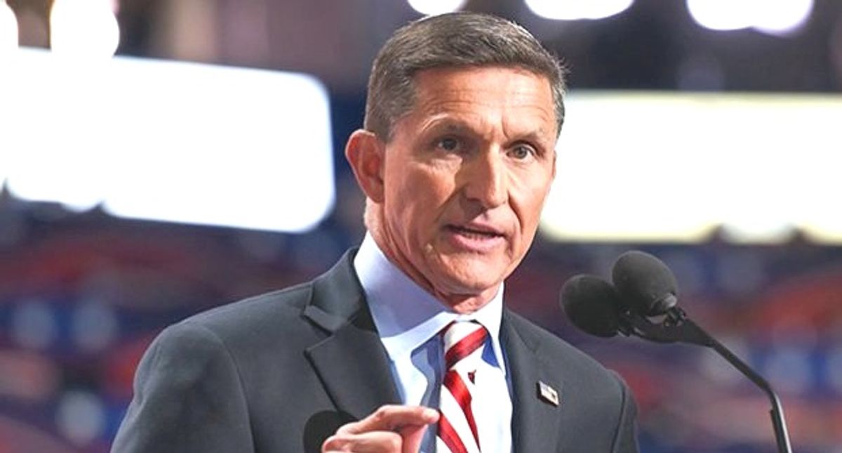 Mike Flynn likens insurrectionists to Jesus at event for candidate tied to Jan 6th