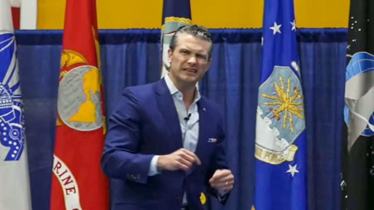 'Help me out': Pete Hegseth flubs motto of the United States in speech to troops