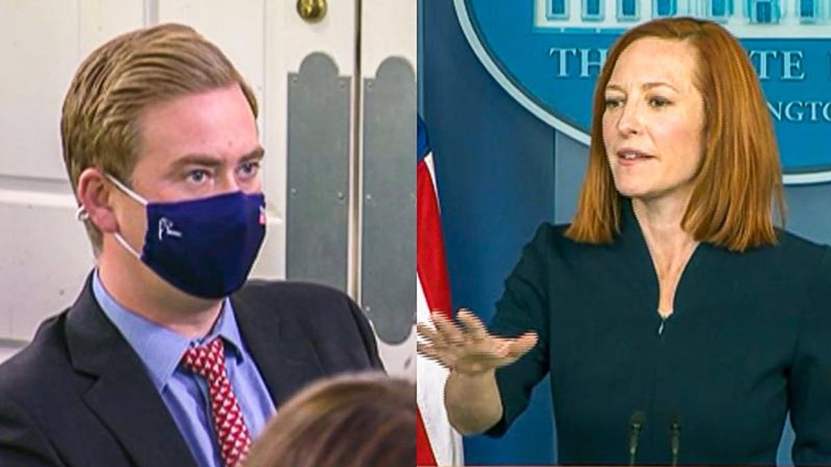 Jen Psaki dismantles Peter Doocy's migrant fixation: 'The last administration had a morality problem'