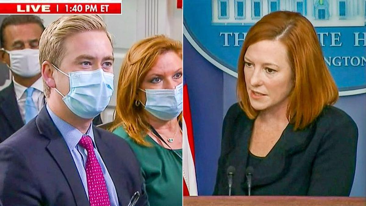 Jen Psaki schools Doocy on immigration: 'Let me explain to you again, Peter, how our process works'