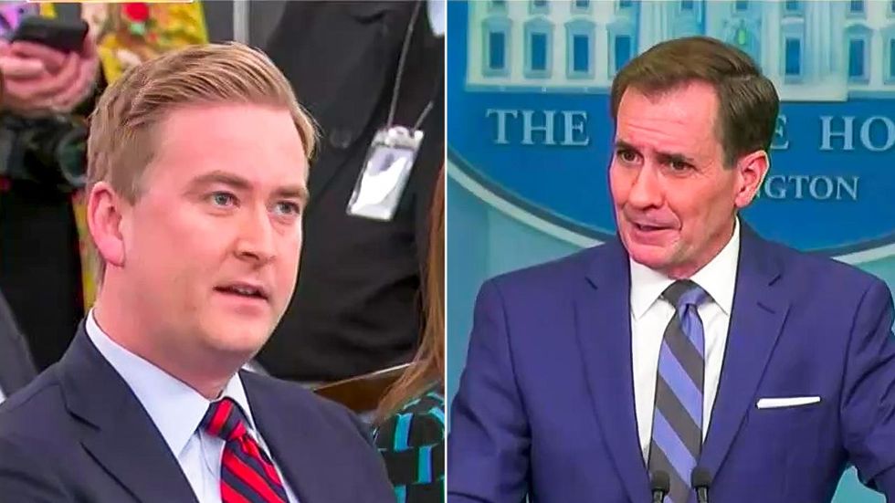 'That's not an accurate take': Peter Doocy humiliated by White House's John Kirby