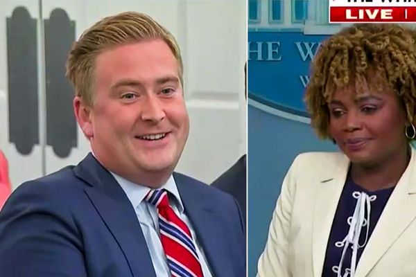 'We're so moving on': Peter Doocy cut off by Karine Jean-Pierre over 'insane' question