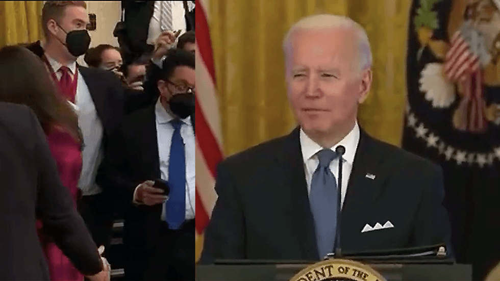 WATCH: Hot mic catches Joe Biden profanely ripping Peter Doocy over 'stupid' question on inflation