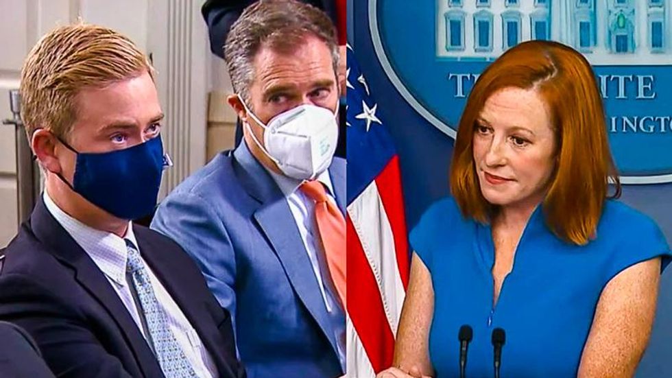 WATCH: Jen Psaki reminds Peter Doocy of Trump's plan to 'inject poison' into people as Covid cure